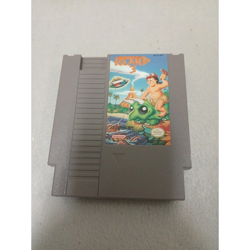 Adventure Island 3 Nintendo Entertainment System NES Video Game Authentic!!